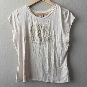 Juicy Couture White Short Sleeve Tee